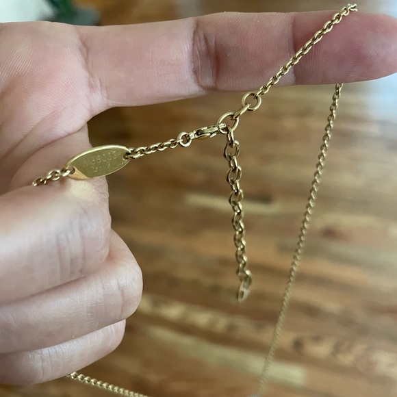 Auth Louis Vuitton Essential V Strass Necklace M68033 Crystal - Picture 11 of 17